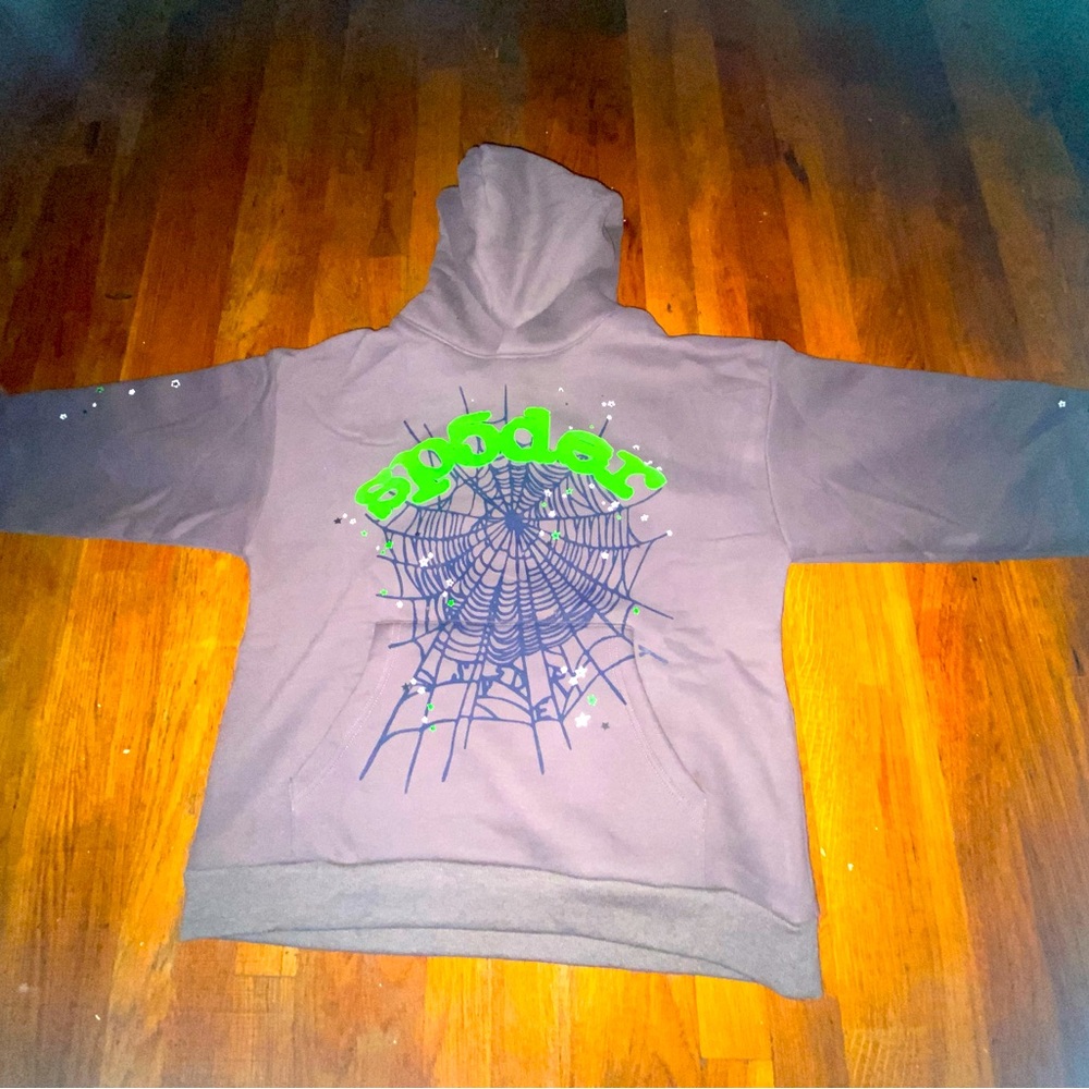 SP5DER HOODIE GRAY